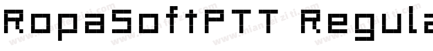 RopaSoftPTT Regular 6字体转换
